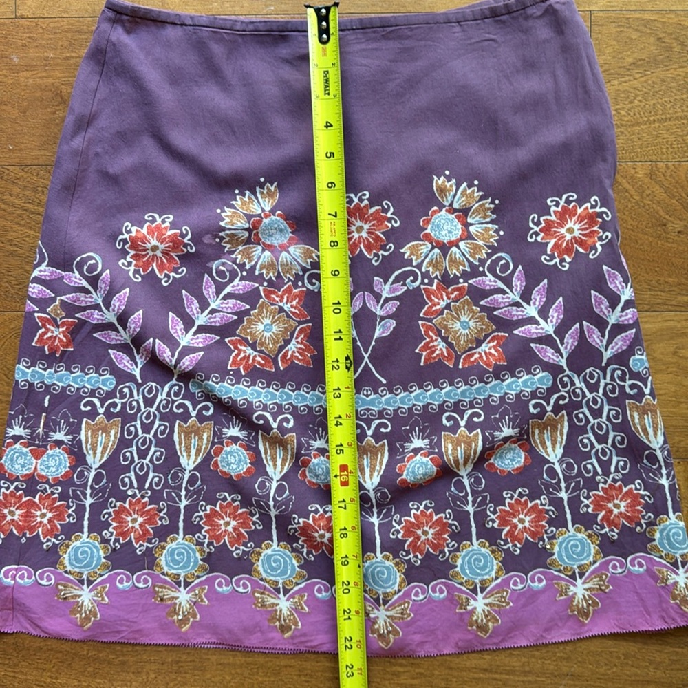 Sigrid Olsen Floral and Sequin Vintage Skirt - Picture 9 of 15